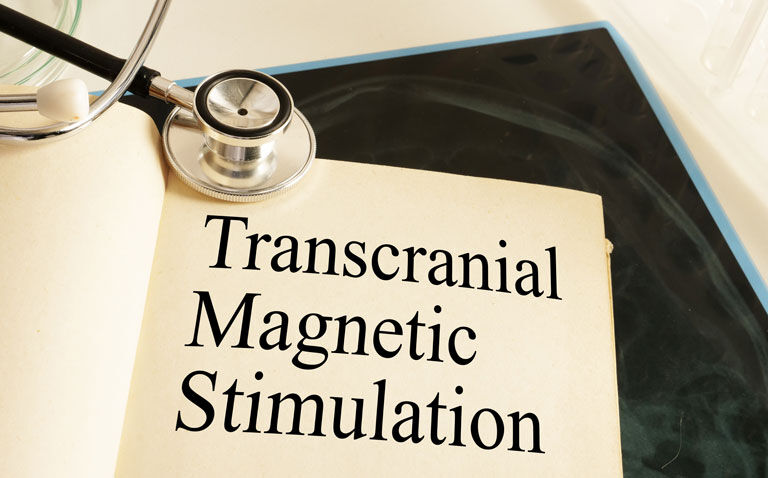 Transcranial magnetic stimulation brain changes in depressed patients visible during MRI scan