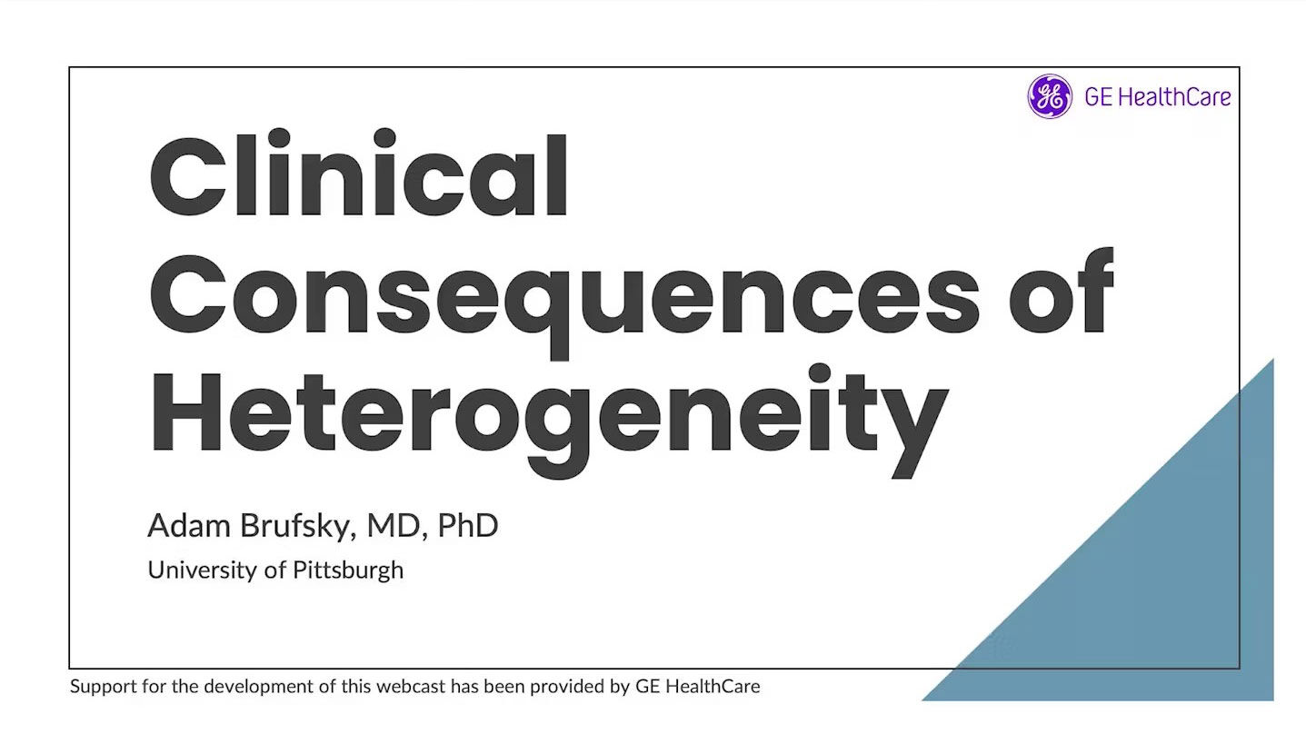 Clinical consequences of heterogeneity