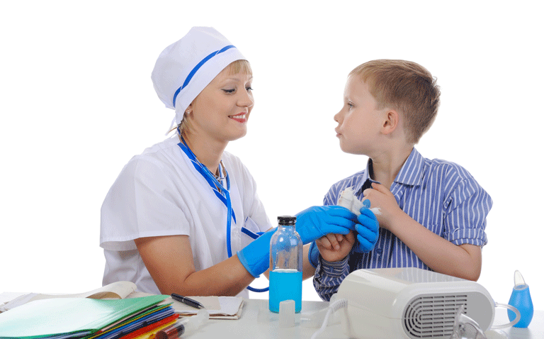 children at A&E