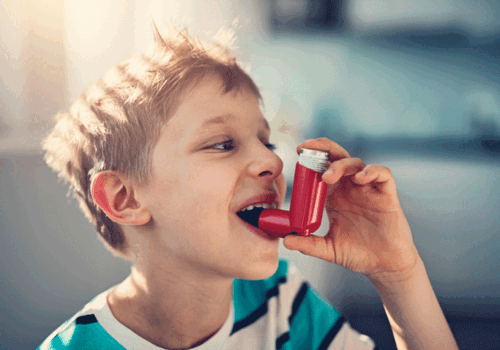 child with asthma