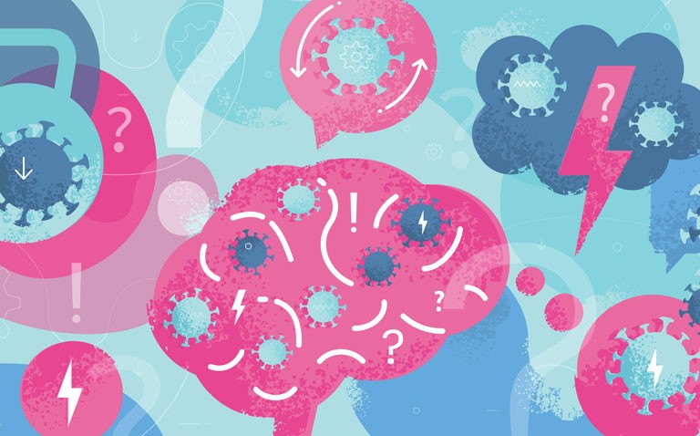 Is acute Covid-19 associated with the probability of depressive symptoms?