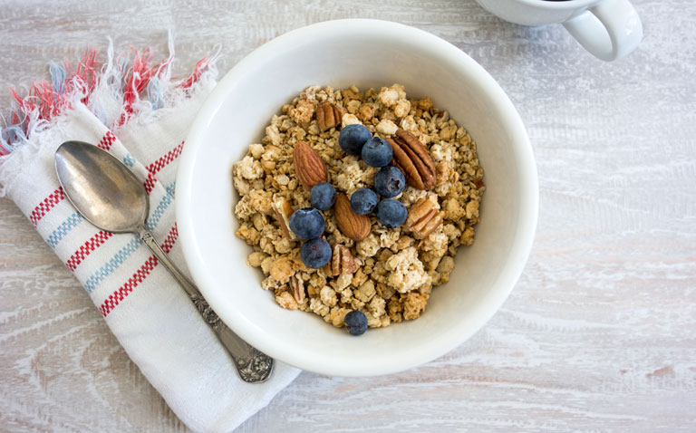 high fibre breakfast