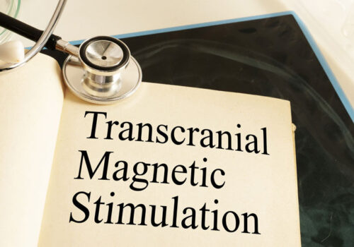 Transcranial magnetic stimulation brain changes in depressed patients visible during MRI scan