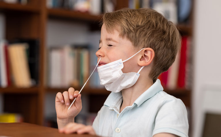 Young children protect parents against severe COVID-19